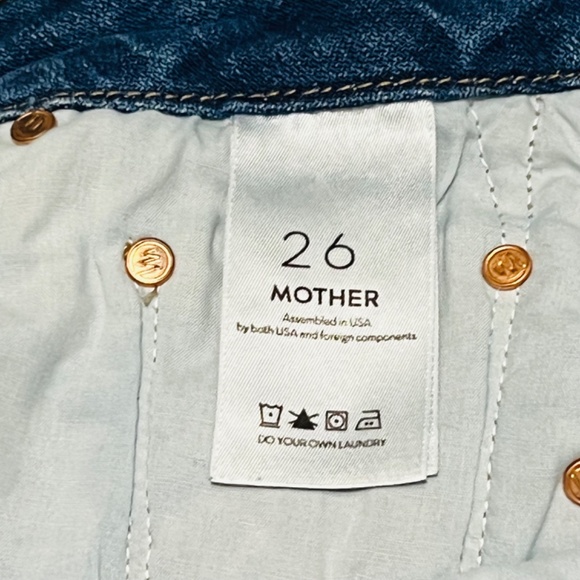MOTHER Jeans High Waisted Looker Stretch 26 "What I Had Before You" wash. VEUC - Picture 4 of 7